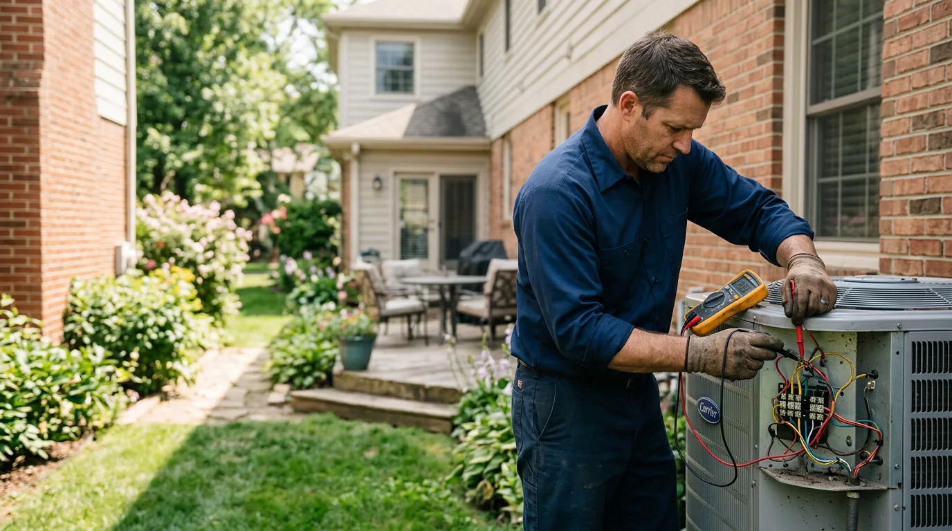 HVAC technician working near West Lebanon, NH